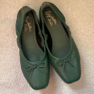 Seychelles Breathless Ballet Flats Green Size 8